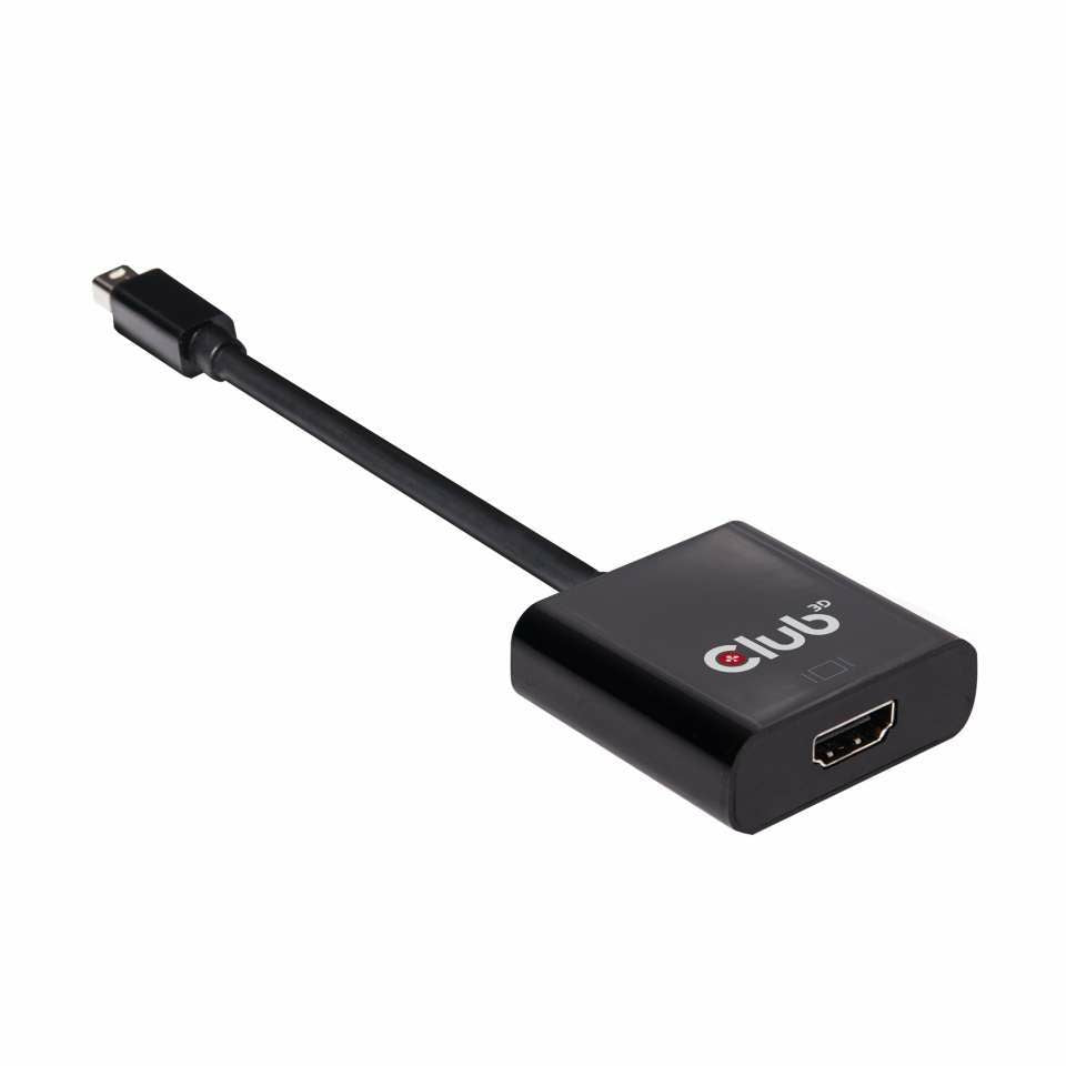 Club 3D Mini DP to HDMI Active Adapter Black CAC-2170