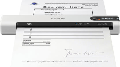 Escáner Portátil Epson DS-80W A4 Blanco (B11B253402)