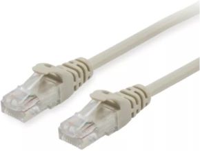 Cable de red desde RJ45 macho a RJ45 macho UTP categoria 6 longitud 0.50 metros gris