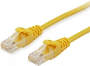 Cable de red desde RJ45 macho a RJ45 macho UTP categoria 6 longitud 0.50 metros amarillo