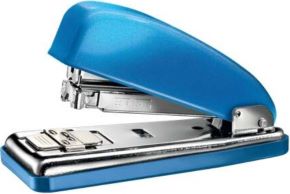 Grapadora 226 wow metalica hasta 30 hojas grapado cerrado abierto y clavado grapas 22/6 y 24/6 + caja de 200 grapas color azul metalizado