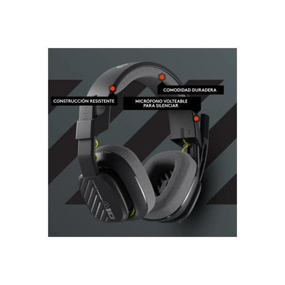 AURICULARES + MICROFONO LOGITECH GAMING A10 ASTRO JACK 3.5MM BLACK