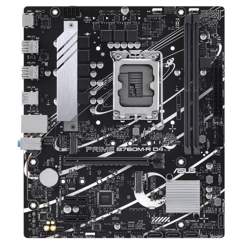 PLACA BASE ASUS PRIME B760M-R D4 MATX 2XDDR4 HDMI