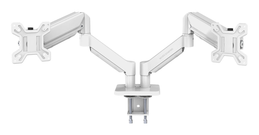 Mars Gaming 13"-27" Monitor Stand with 2 Arms White (MARMPRO2W)
