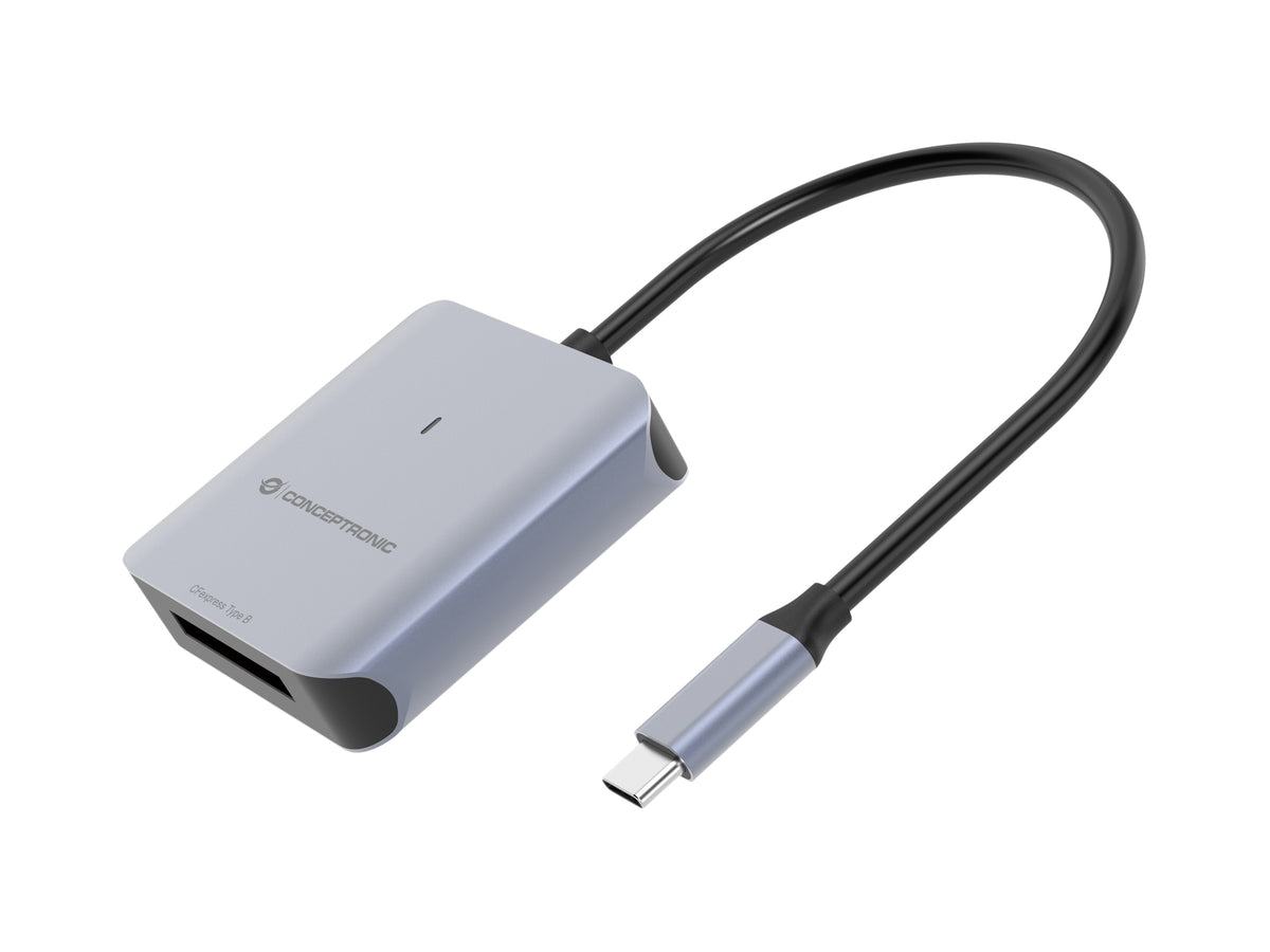 Lector Tarjetas CONCEPTRONIC USB-C 3.1 Gris (BIAN08G)
