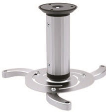 Soporte de proyector para techo ajustable de 130 hasta 220mm hasta 10kg plata