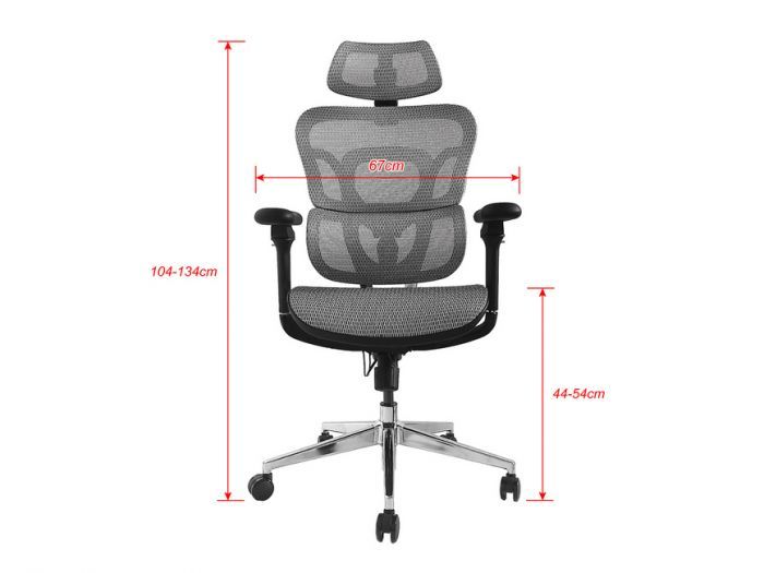 Silla EQUIP para Oficina Ergonómica Gris (651050)