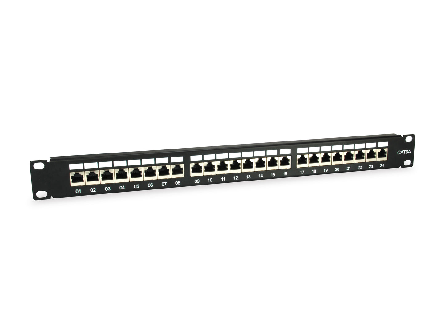 Panel Conexión Blindado EQUIP 24xRJ45 Cat.6A (326625)