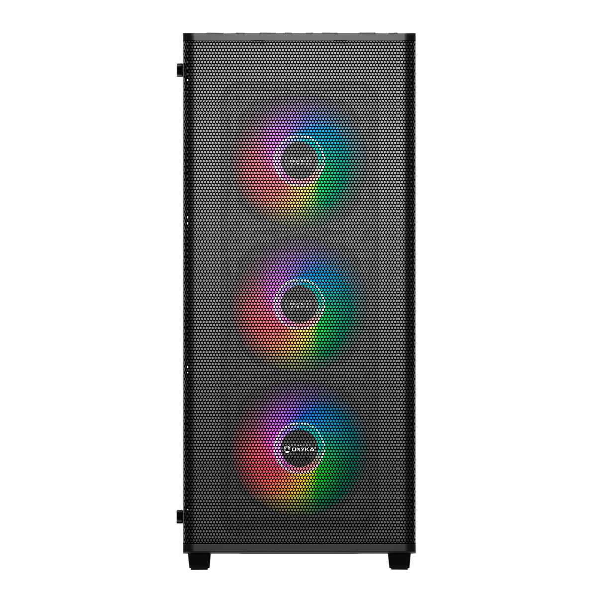 Caja UNYKA Mir 100 ARGB USB-A ATX Negra (UK511303)