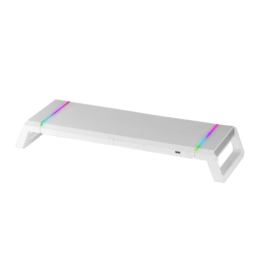 Mars Gaming White Monitor Stand (MGSONEW)