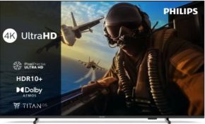 Televisor 65' 65pus7000 ultra HD 4k  resolucion 3840x2160 60hz smart tv 3xHDMI 2xUSB ethernet WIFI bluetooth sallida de audio digital (optica) control por voz VESA 400x300 peso 14kg color negro