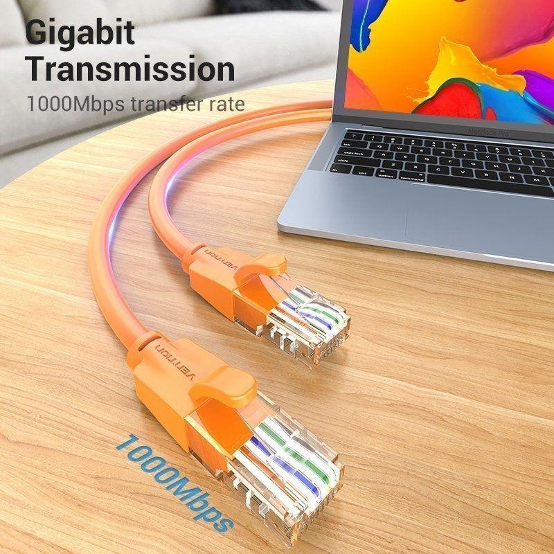 CABLE DE RED CAT.6 UTP 2M VENTION ORANGE