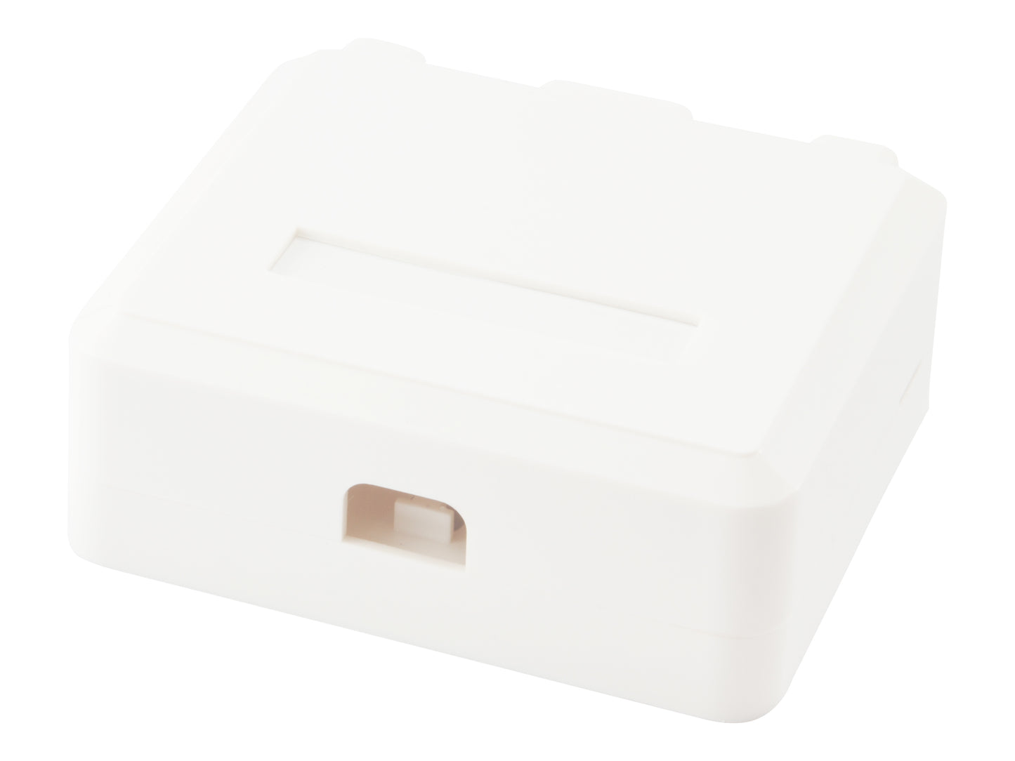 Surface Outlet EQUIP 2 Ports White (EQ125124)