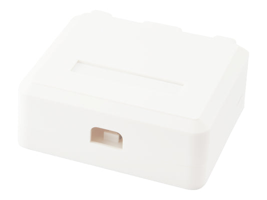 Surface Outlet EQUIP 2 Ports White (EQ125124)