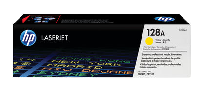 Toner HP LaserJet Pro Amarillo 128A 1300 páginas (CE322