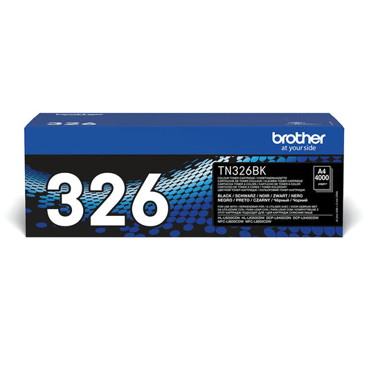 Toner BROTHER Laser Negro 4000 páginas (TN-326BK)