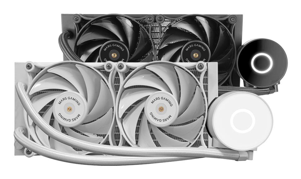 Ref. Líq. Mars Gaming FRGB 450W Blanca (MLPRO240W)
