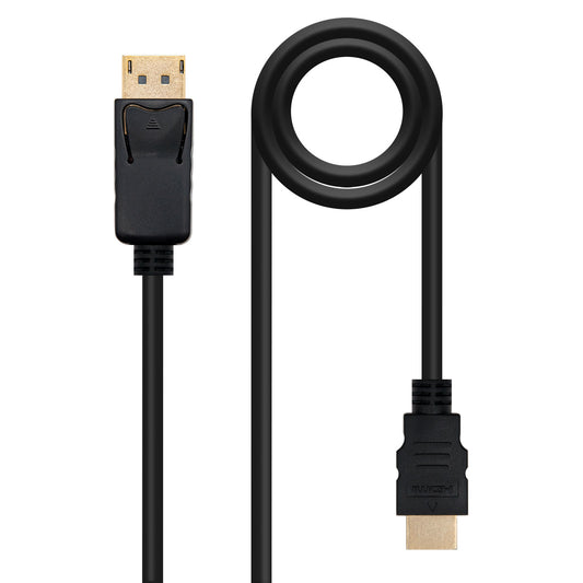 CABLE DISPLAYPORT 1.2A 4K NANOCABLE DP/M - DP/M 3M BLACK