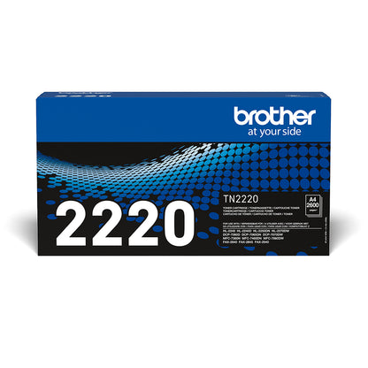 Brother TN2220 Negro Cartucho de Toner Original. 2.600 Paginas