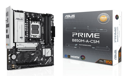 ASUS PRIME B850M-A-CSM: (AM5) 4DDR5 DP HDMI RJ45 mATX
