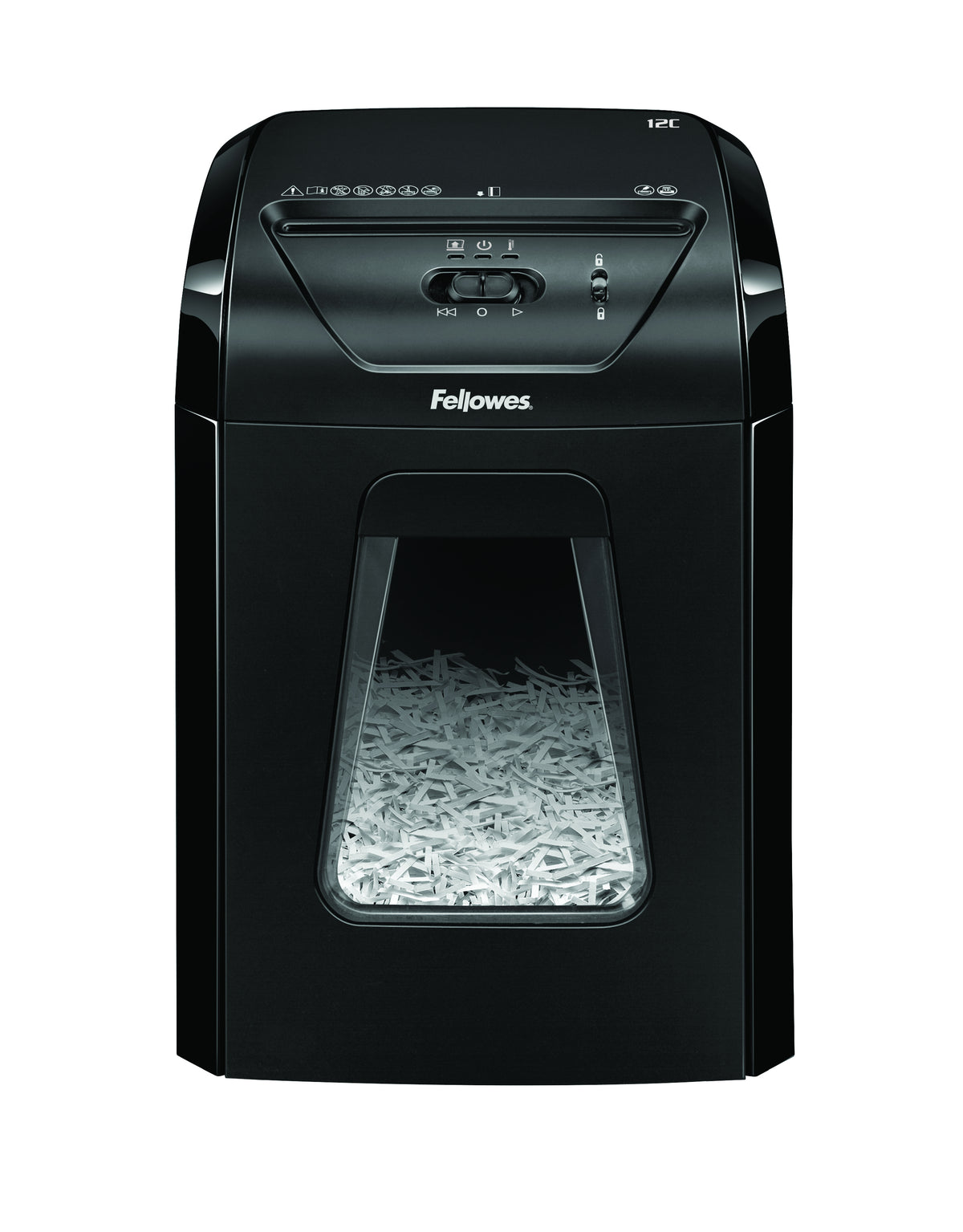 Destructora Fellowes 12C 19L P-4 Negra (7120101)