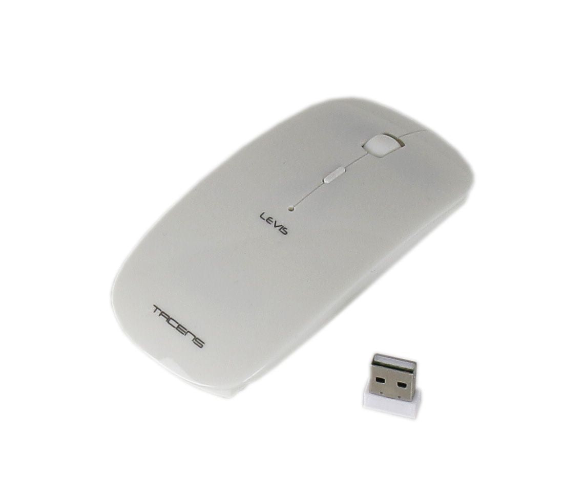 T+Ratón TACENS Levis RF BT Óptico Blanco(6LEVISCOMBOV2)