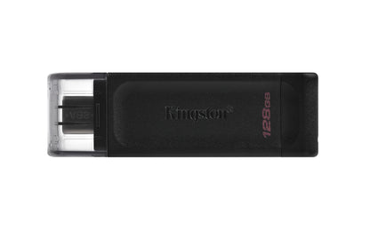 Pendrive Kingston 128Gb USB-C 3.0 Negro (DT70/128GB)