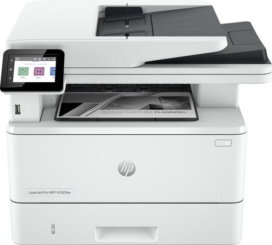 IMPRESORA MFP HP LASERJET PRO 4102FDW MONOCROMO DUPLEX WHITE