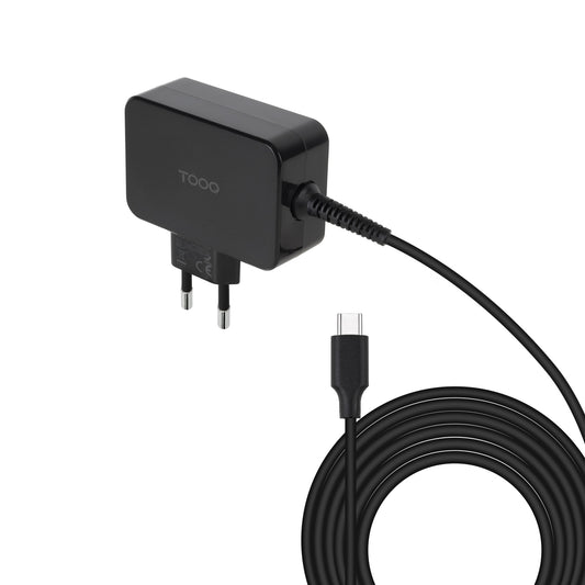 TooQ USB-C PD 45W Black Charger (TQLC-USBCGAN45PD)