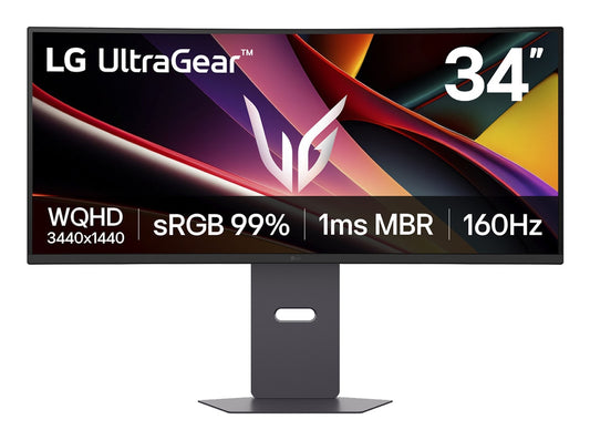 Monitor LG 34" WQHD 160Hz 1ms Curved (34G600A-B)