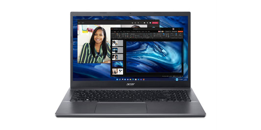 Portatil Extensa 215-55-71de Intel I.7-1255u, Memoria Ram 8Gb DDR4, 512Gb SSD, 15.6'  FHD Resolucion 1920 x 1080, Intel® Dual Band Wireless Ax, Bluetooth 5.0, Grafica Integrada Intel® Iris® Xe Graphics, Webcam HD 720p, Bateria 40Wh, Windows 11 Home Gris