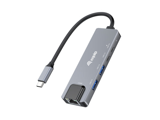 EQUIP USB-C 5-in-1 Ethernet 2.5 GbE Adapter (EQ133496)
