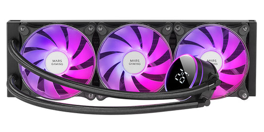 Ref. Líquida Mars Gaming 3x120mm FRGB 600W (MLLCD360)