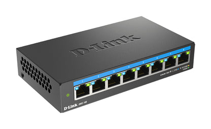 D-Link Switch 8 puertos RJ45 multigigabit 2,5g no gestionable de sobremesa (DMS-108)