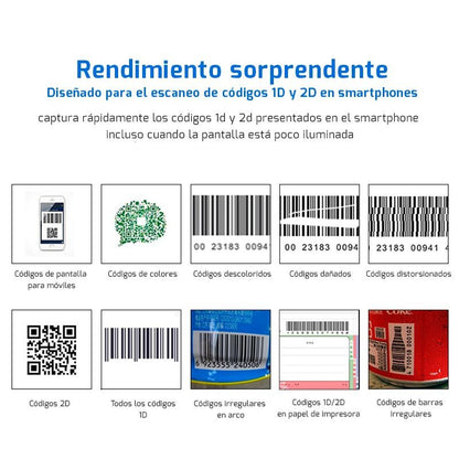 LECTOR AVPOS CODIGOS 1D + 2D + QR 630 SOBREMESA USB