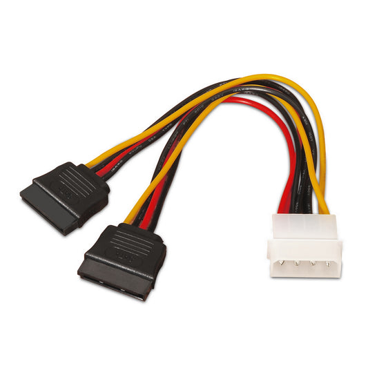 AISENS Molex/M to 2xSATA/M 20cm Cable (A131-0161)