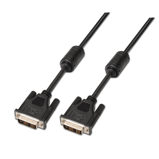 AISENS DVI-D/M to DVI-D/M Cable 1.8m Black (A117-0086)