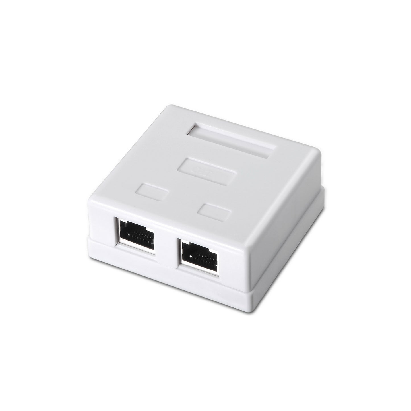 AISENS RJ45 Cat6 FTP 2-Port Wall Plate White (A139-0304)