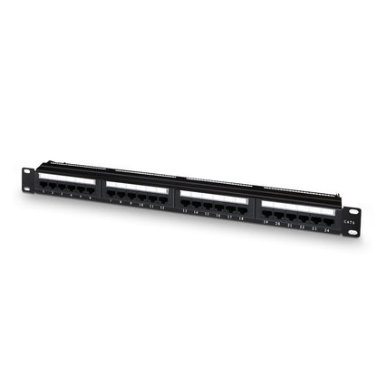 Panel AISENS 24P RJ45 CAT6 UTP 19" 1U (A141-0308)