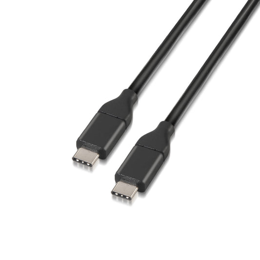AISENS USB-C/M to USB-C/M Cable 1m Black (A107-0061)