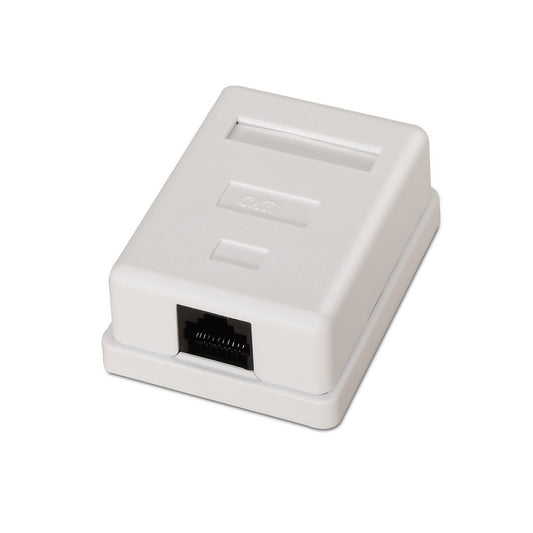 AISENS 1xRJ45 Cat.6 UTP White Rosette (A139-0301)