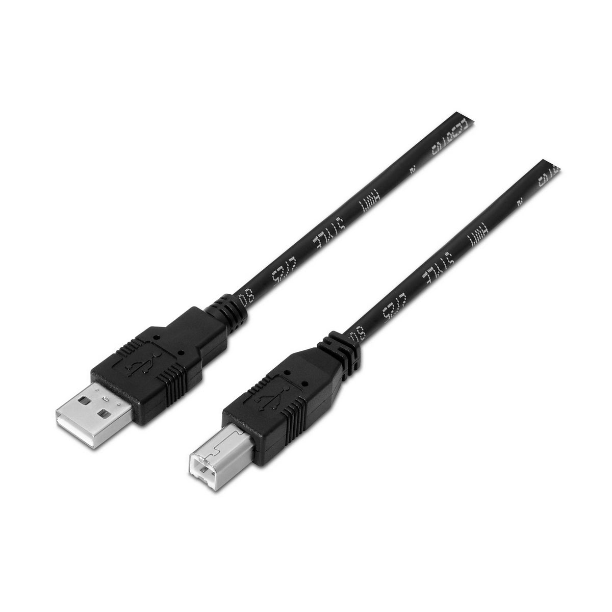 Cable AISENS USB-A/M a USB-B/M 1m Negro (A101-0005)