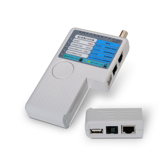 AISENS RJ11/RJ12/RJ45/USB Tester Grey (A142-0313)