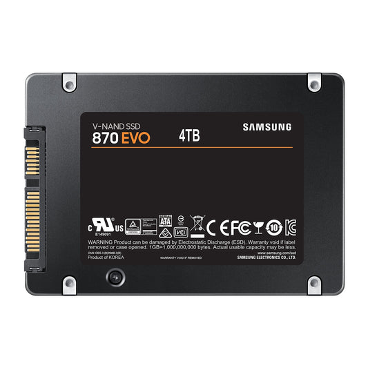 SSD Samsung 870 Evo 2.5" 4TB SATA3 (MZ-77E4T0B/EU)