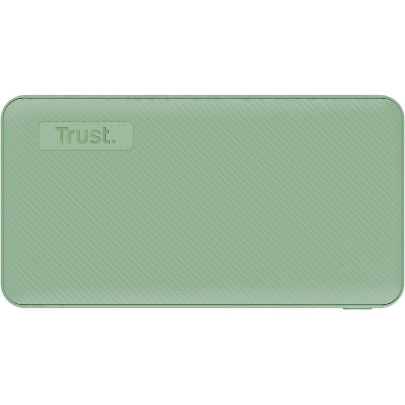POWERBANK TRUST PRIMO SLIM 10000MAH X2 USB-A + USB-C + MICRO-USB ECO GREEN