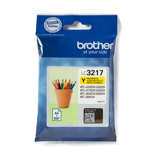 BROTHER Yellow Ink 550 pages (LC3217Y)