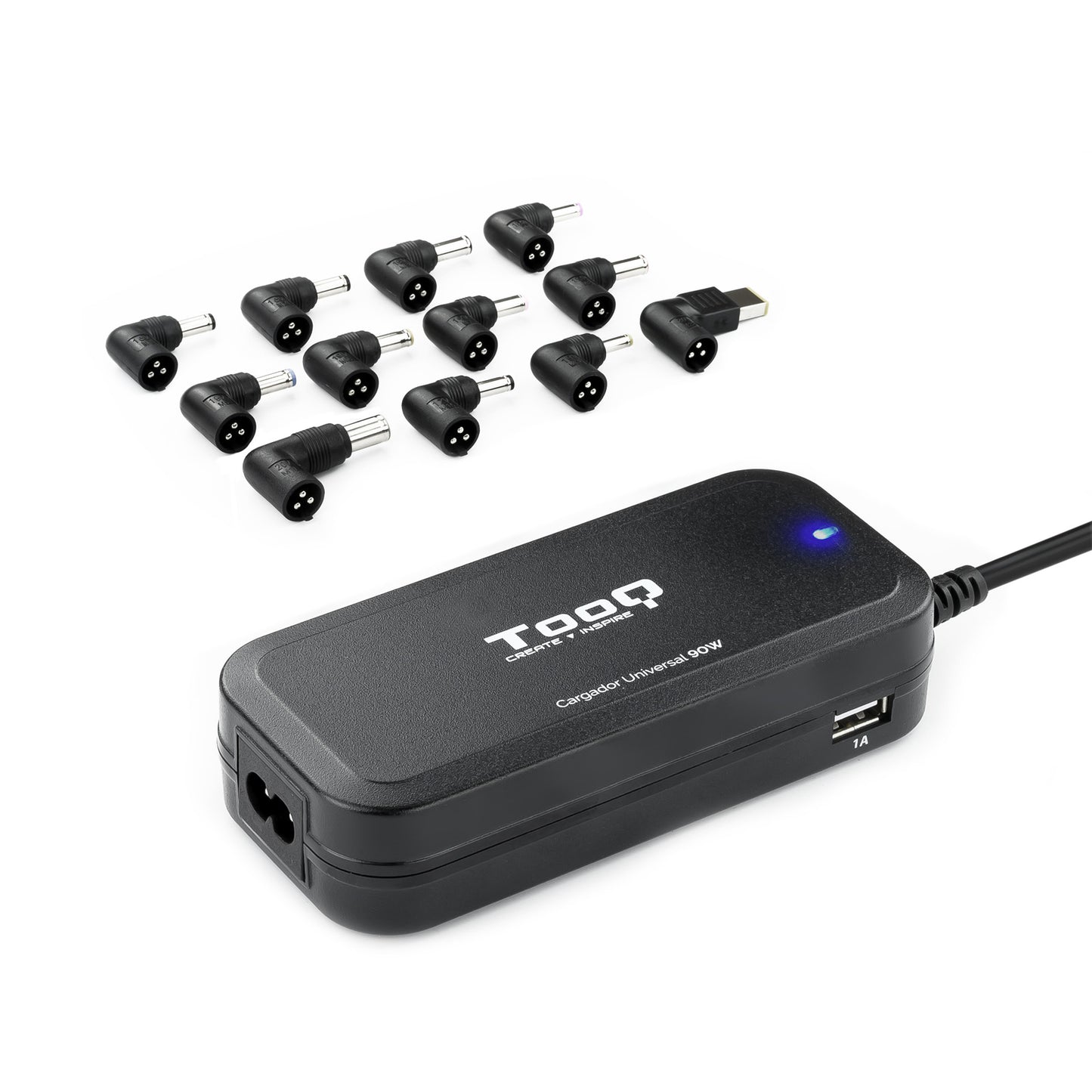 TooQ 90W 12 DC 2xUSB Black Charger (TQLC-90BS02AT)