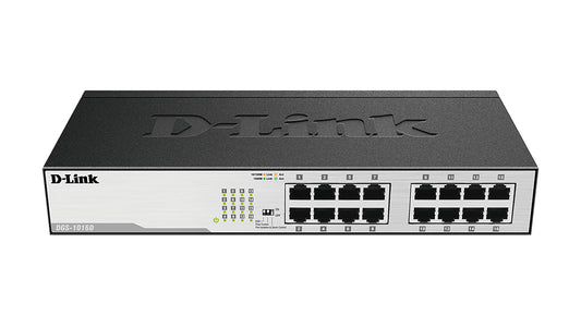 16-port 10/100/1000Mbps desktop/rackmount RJ45 Switch