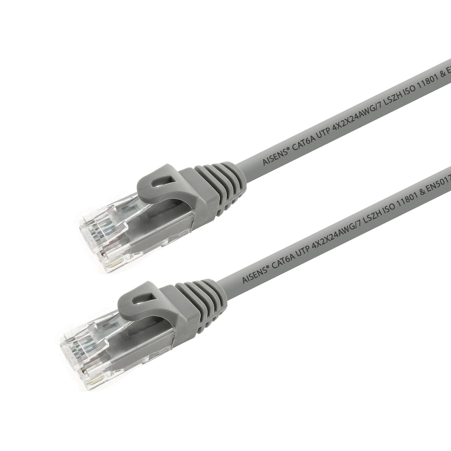Latiguillo AISENS RJ45 Cat.6a UTP 0.5m Gris (A145-0325)