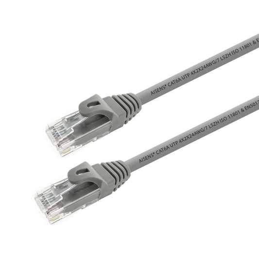 Latiguillo AISENS RJ45 Cat.6a UTP 0.5m Gris (A145-0325)